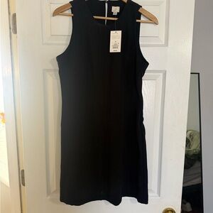 a new day Black Sleeveless Mini Dress